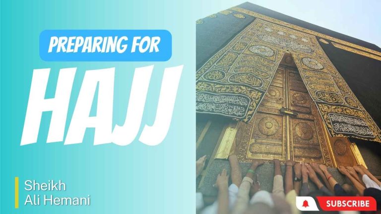 Preparing for Hajj